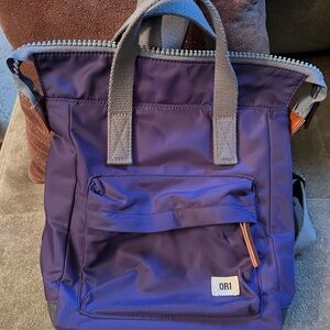 Ori London Bantry Backpack Purse Small Purple Mulberry